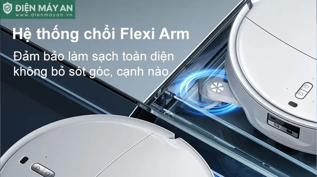 Robot hút bụi lau nhà Roborock Qrevo Curv 2 Pro - Trắng